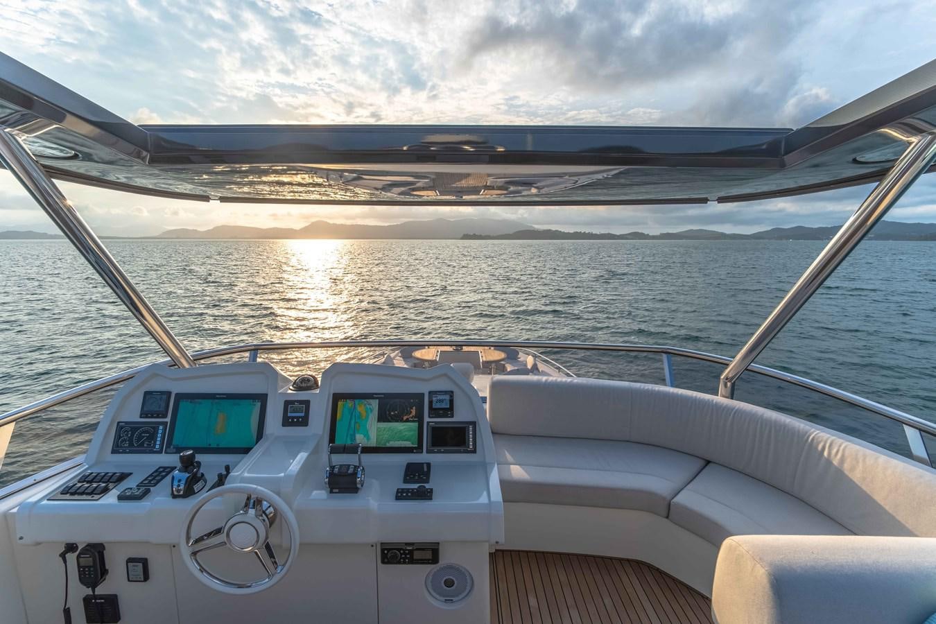 a boat on the water aboard ILLUZION Yacht for Sale