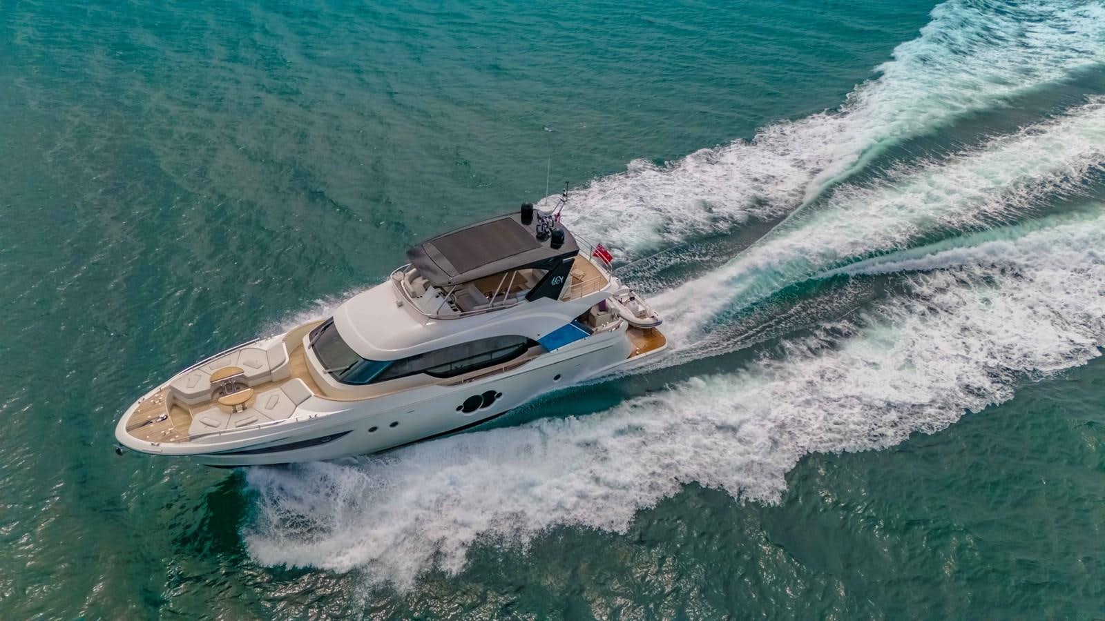 a boat on the water aboard ILLUZION Yacht for Sale