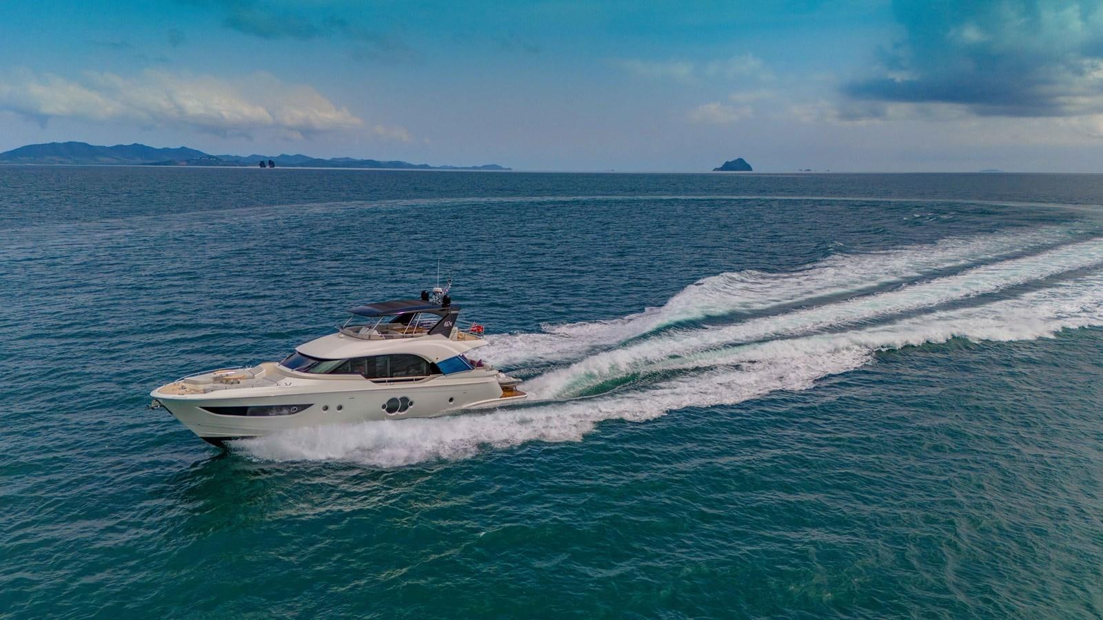 a boat in the water aboard ILLUZION Yacht for Sale