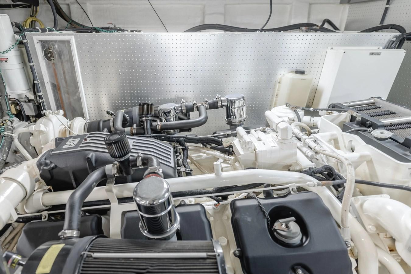 a machine with wires aboard MONEY CAT Yacht for Sale