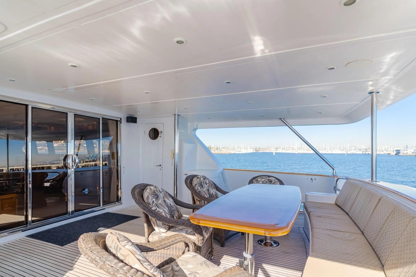 a boat on the water aboard MONEY CAT Yacht for Sale