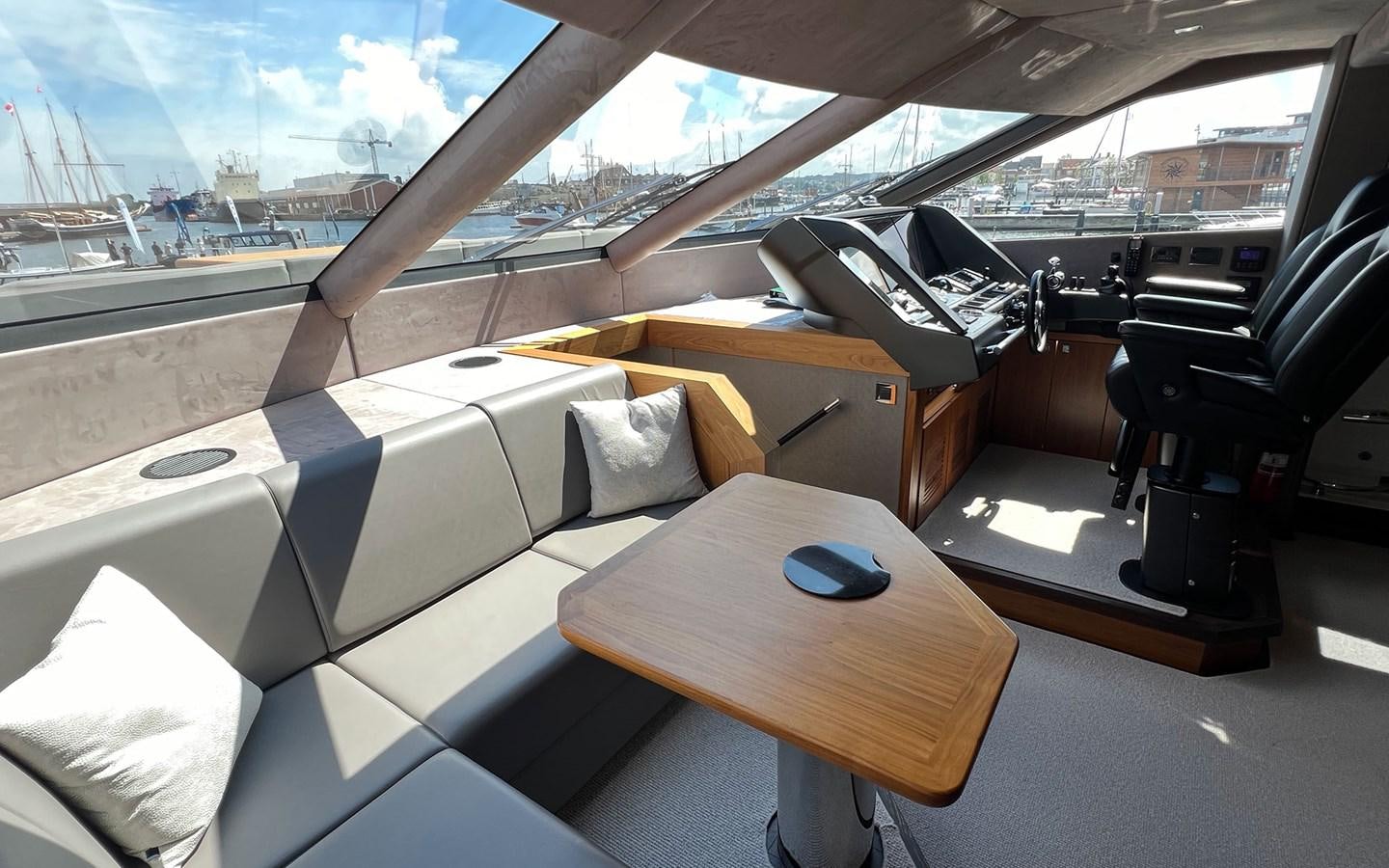 inside of a car aboard SALIVITI Yacht for Sale