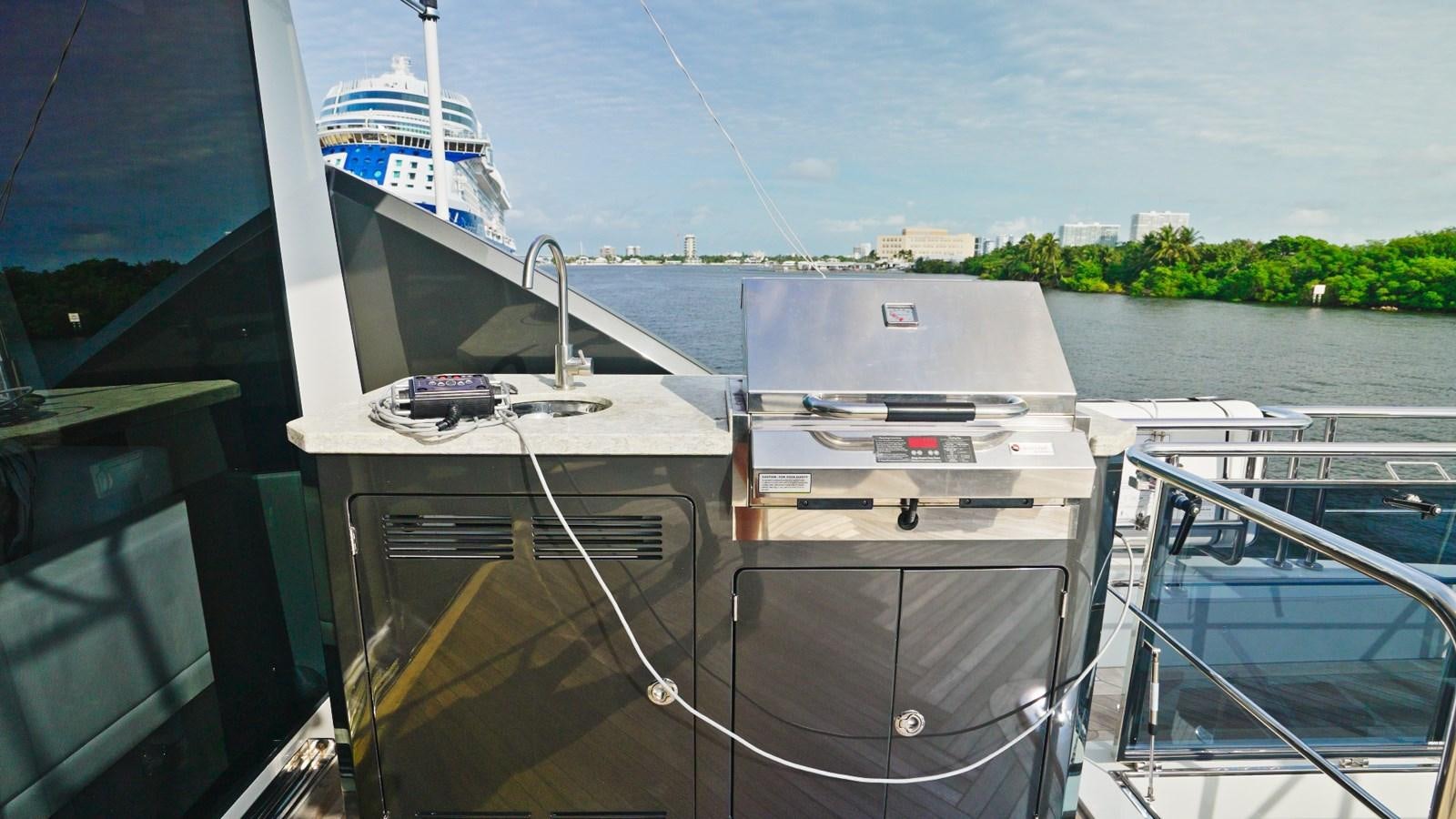 a boat on the water aboard PANACEA Yacht for Sale