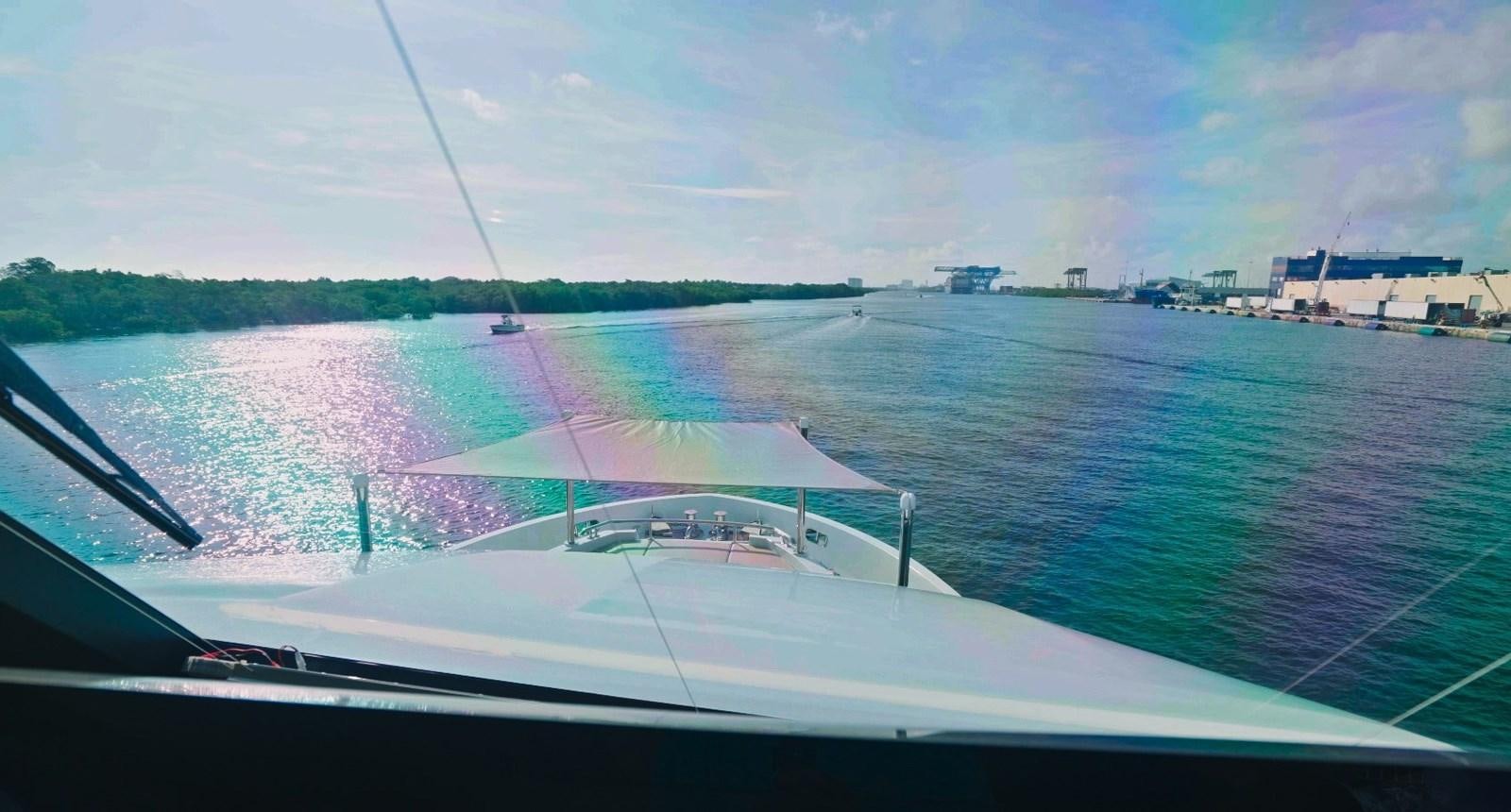 a boat on the water aboard PANACEA Yacht for Sale