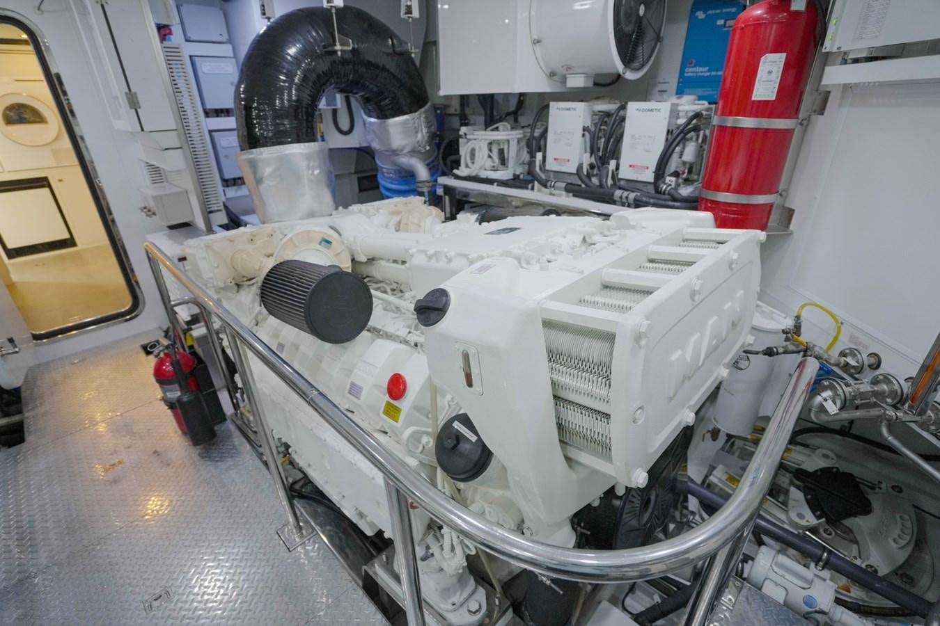 a machine with many wires aboard PANACEA Yacht for Sale