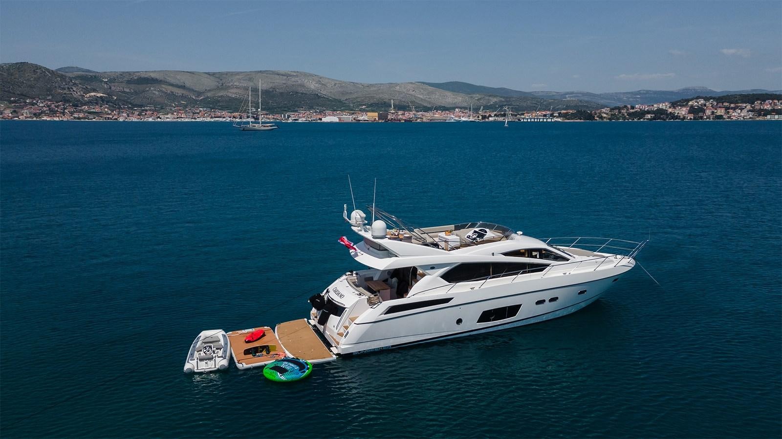 a boat on the water aboard CARDANO Yacht for Sale