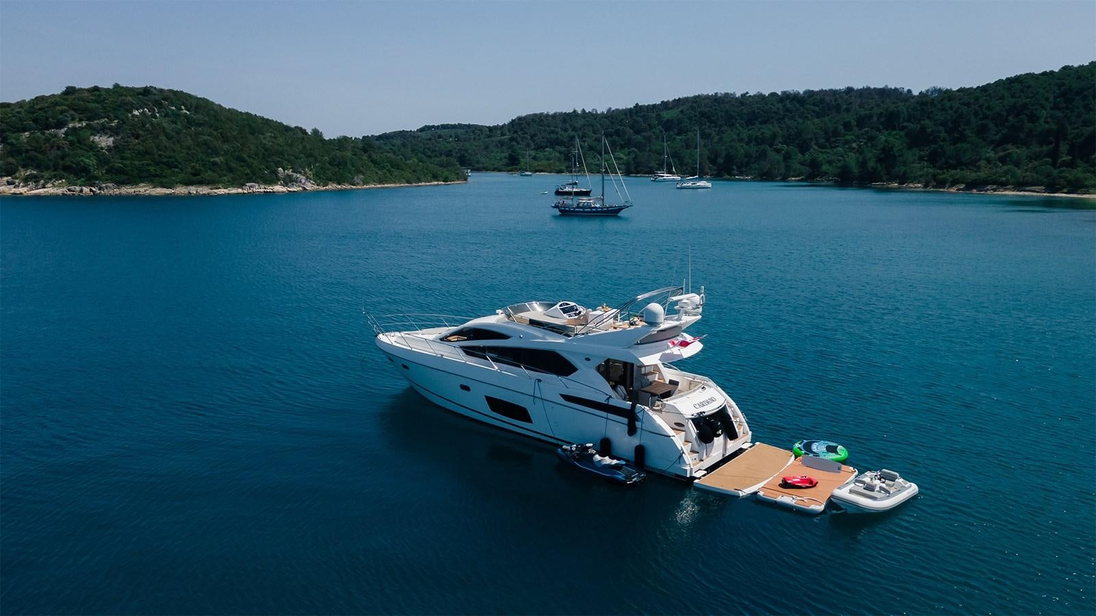 a boat on the water aboard CARDANO Yacht for Sale