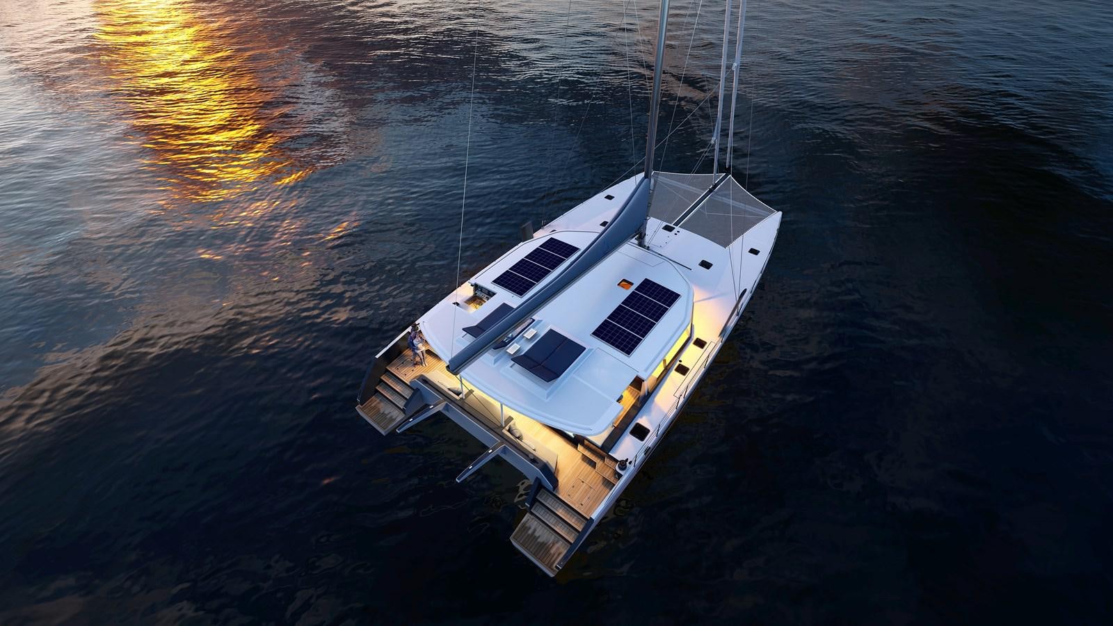 a ship in the water aboard BALANCE 750 Yacht for Sale