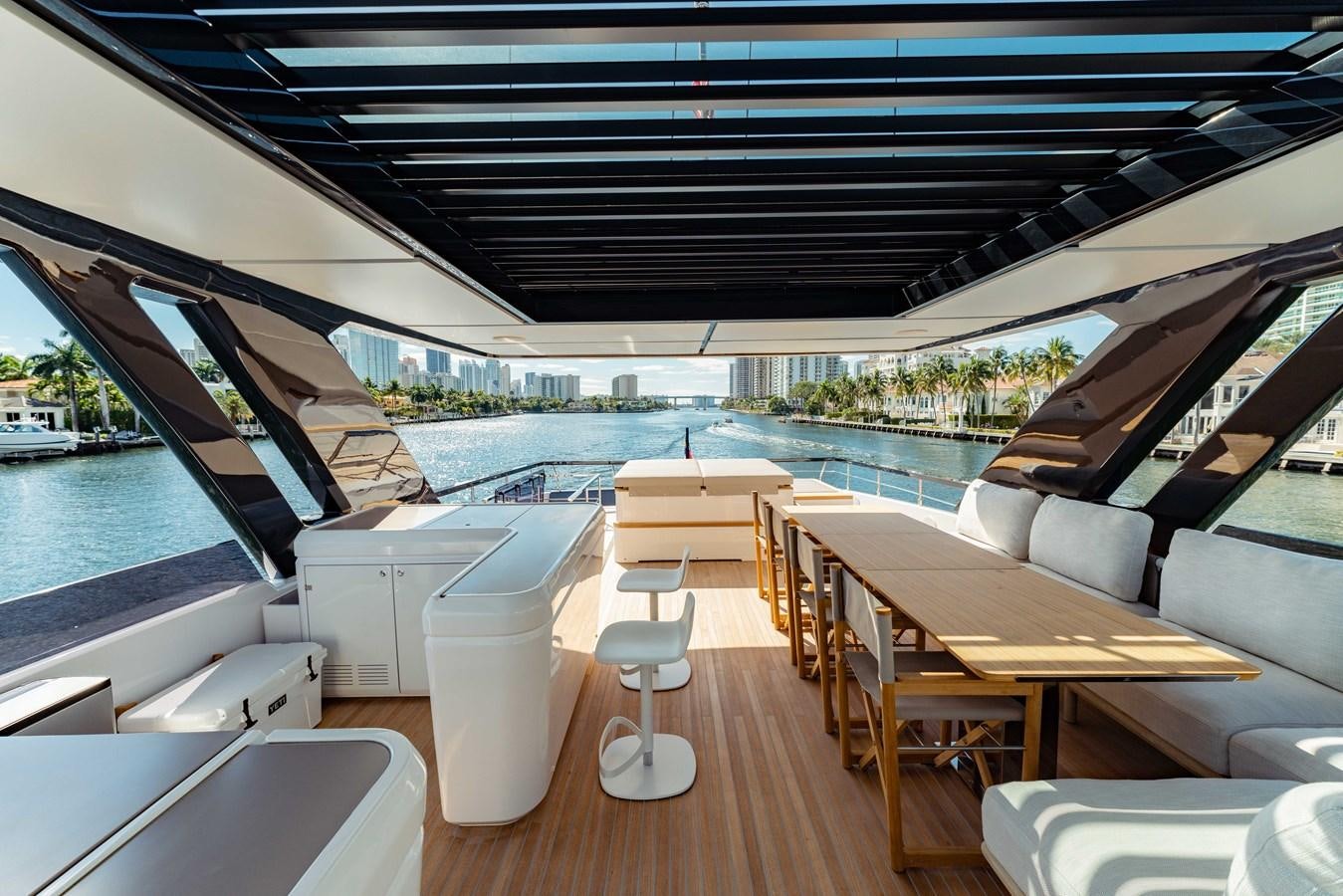 a boat on the water aboard VITTORIA Yacht for Sale