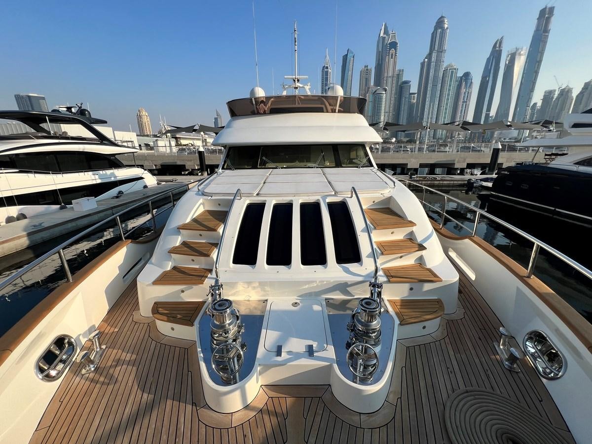 a boat on a deck aboard 2009 BENETTI 85 LEGEND Yacht for Sale