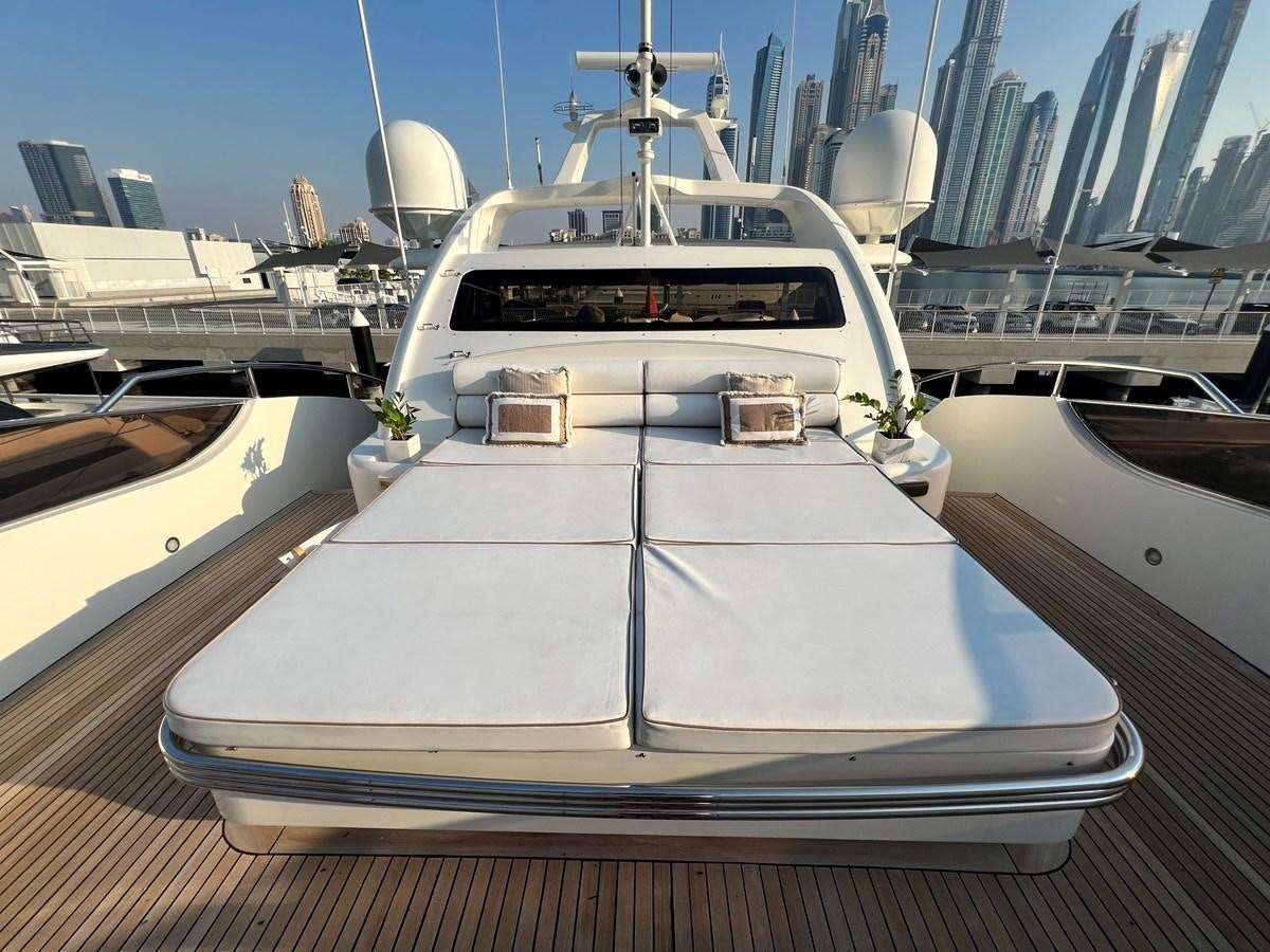 a yacht on the water aboard 2009 BENETTI 85 LEGEND Yacht for Sale