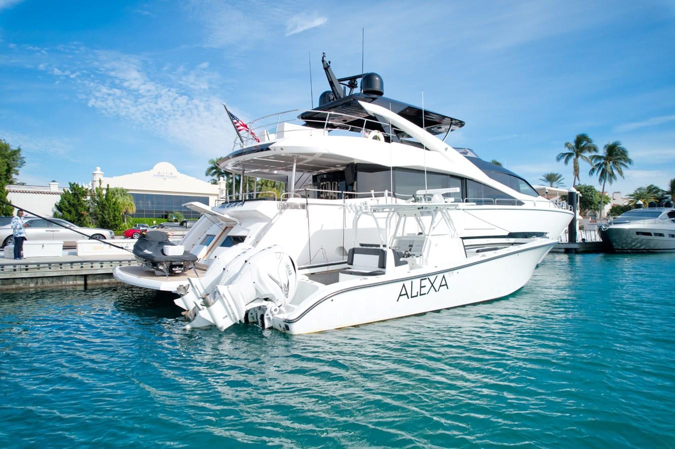 a boat docked at a pier aboard XSK06864H718 Yacht for Sale