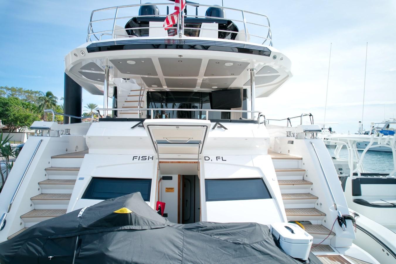 a boat docked at a pier aboard XSK06864H718 Yacht for Sale
