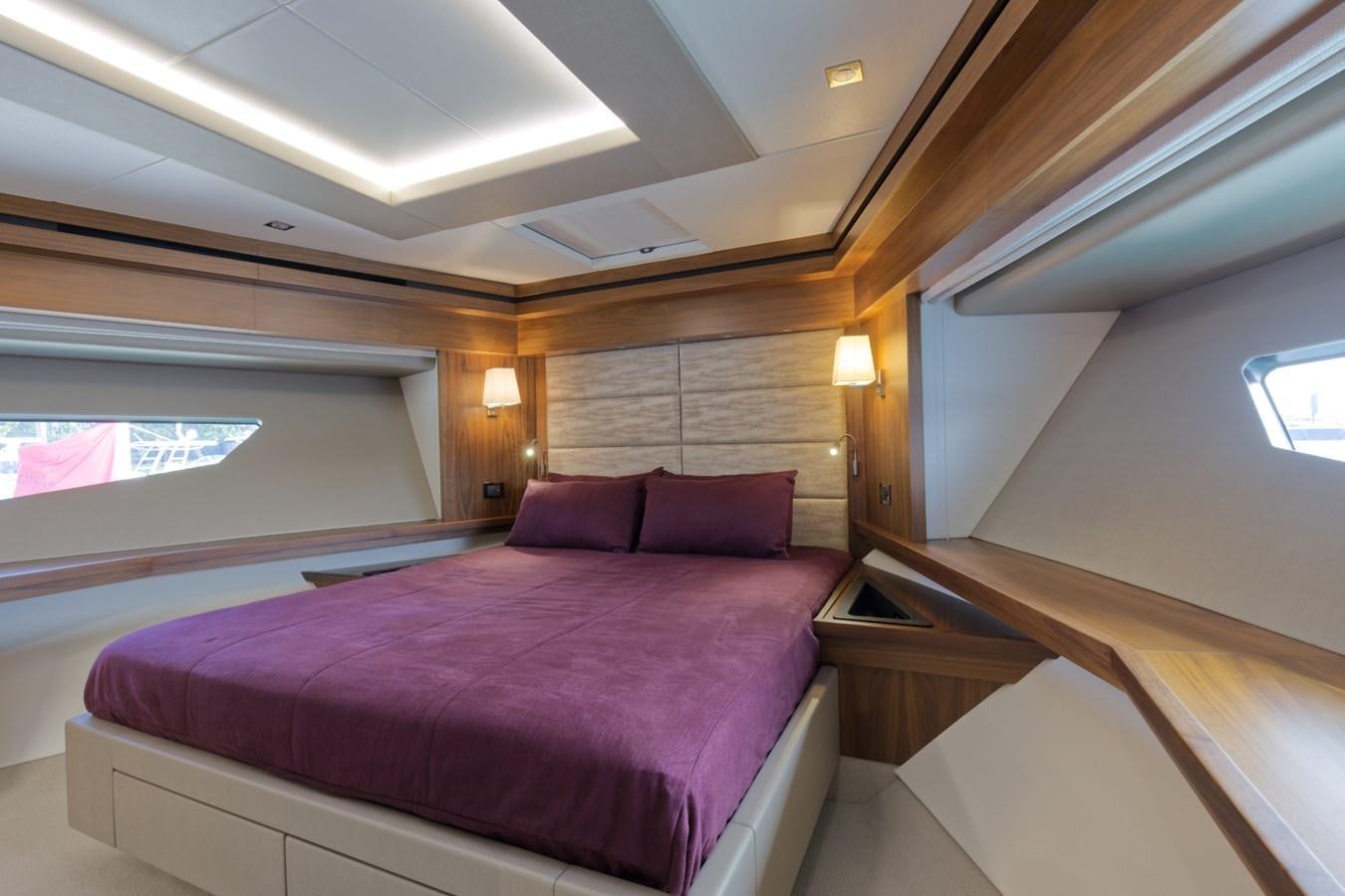 a bed in a room aboard XSK06864H718 Yacht for Sale