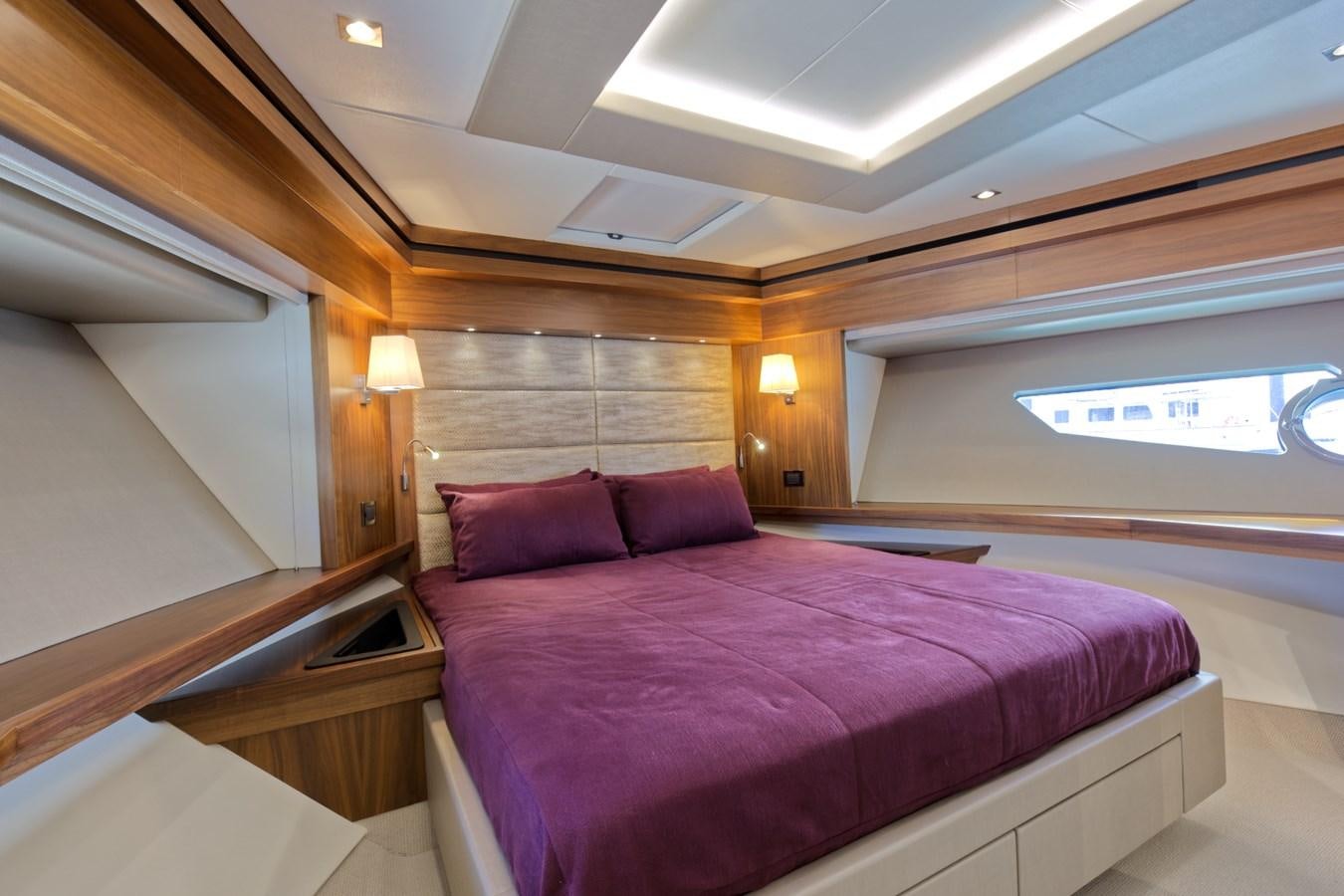 a bed in a room aboard XSK06864H718 Yacht for Sale