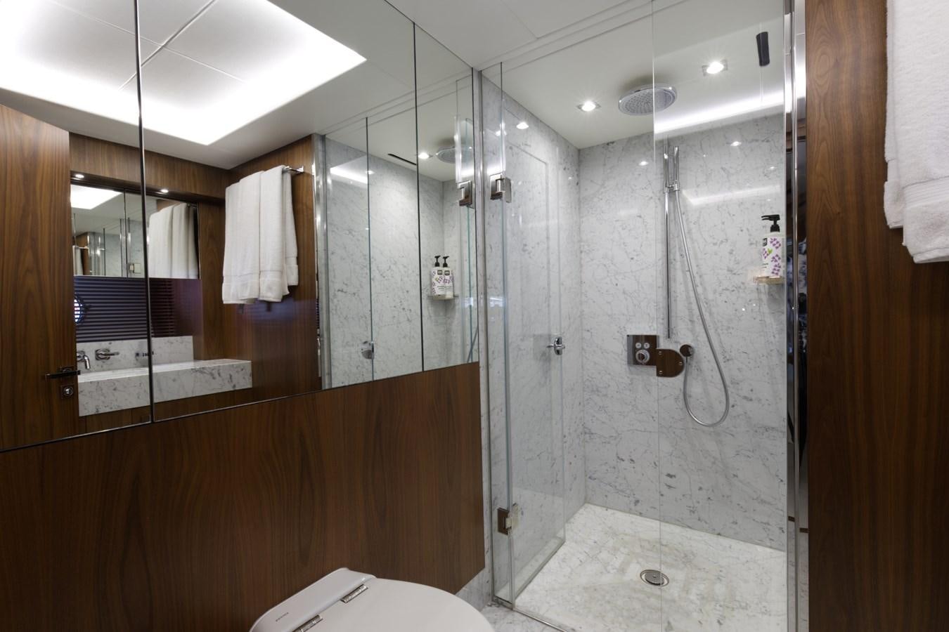 a shower unit in a bathroom aboard XSK06864H718 Yacht for Sale