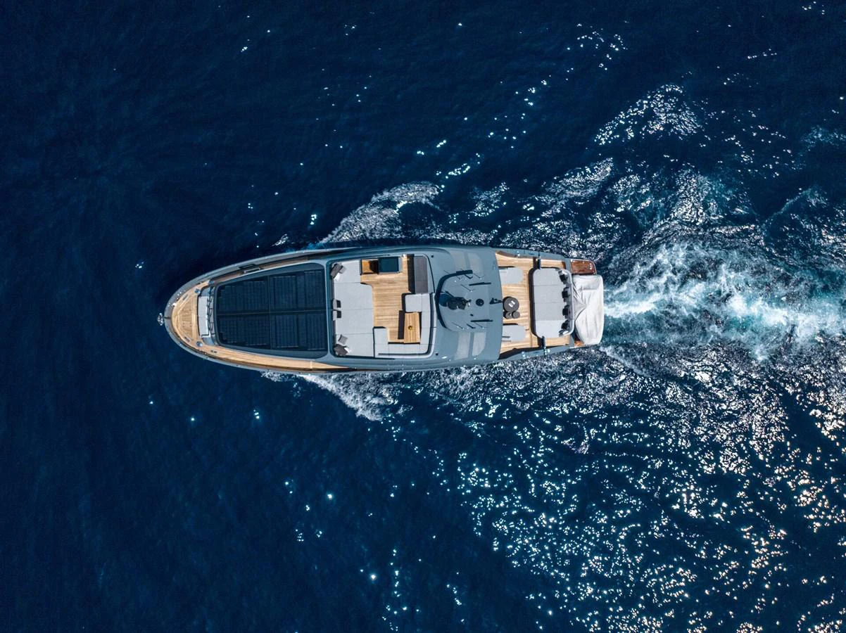 a satellite in space aboard MARTITA Yacht for Sale