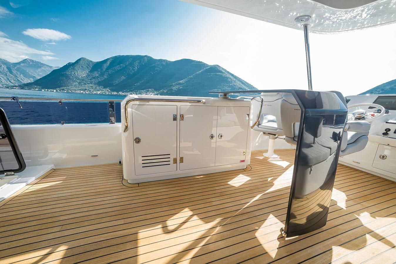 a boat on the water aboard AVVENTURA Yacht for Sale
