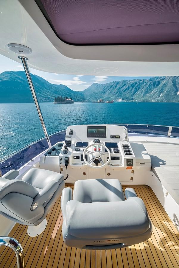 the inside of a boat aboard AVVENTURA Yacht for Sale