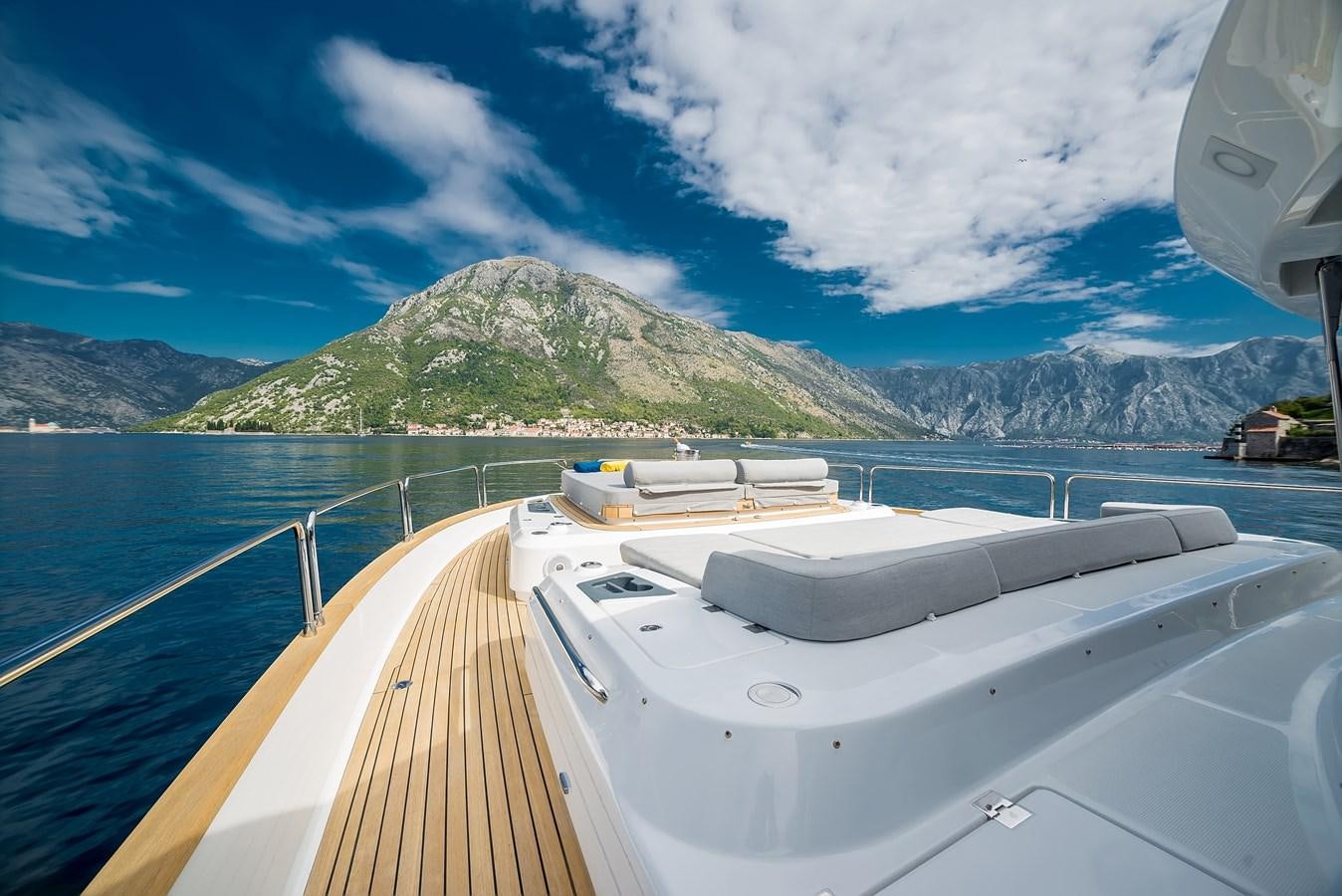a boat on the water aboard AVVENTURA Yacht for Sale