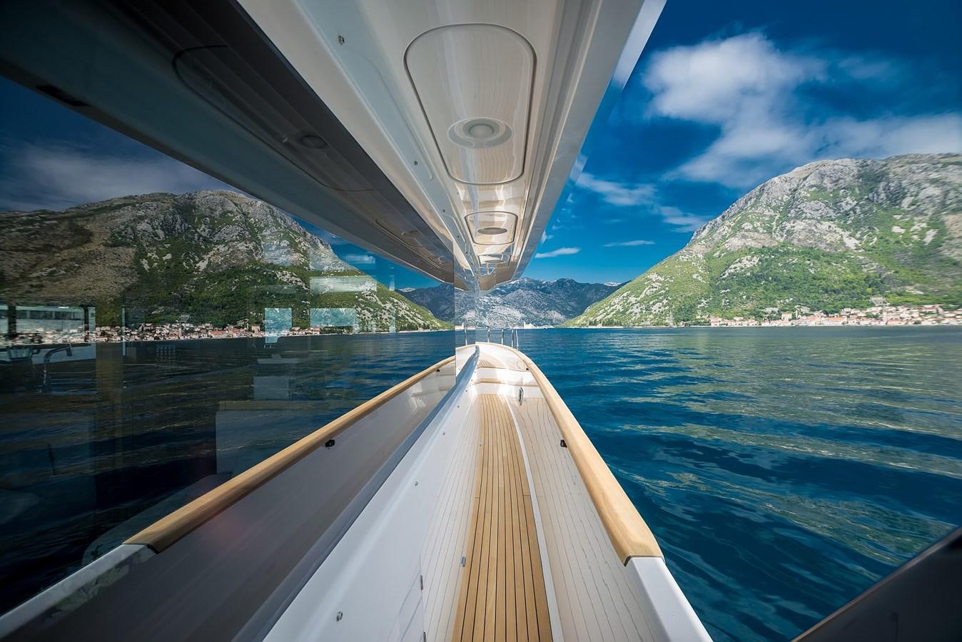 a boat on the water aboard AVVENTURA Yacht for Sale