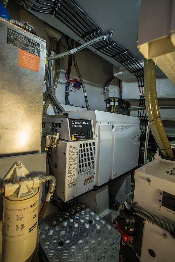 a machine with wires aboard AVVENTURA Yacht for Sale