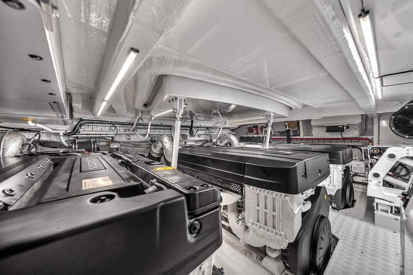 a large room with machines aboard MADDAMC2 Yacht for Sale