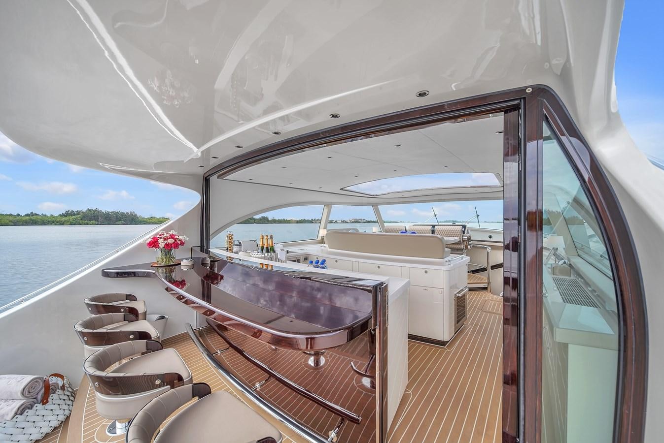 a boat on the water aboard MADDAMC2 Yacht for Sale