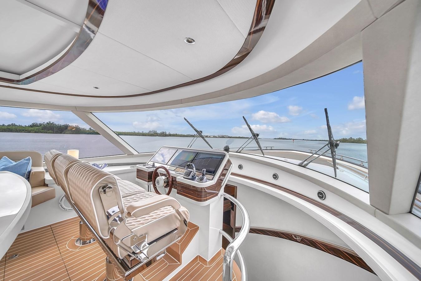 a boat with a couple of cars on it aboard MADDAMC2 Yacht for Sale