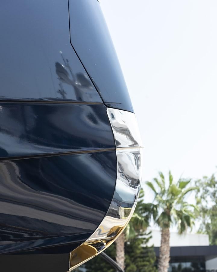 a close-up of a car aboard DEMO Yacht for Sale