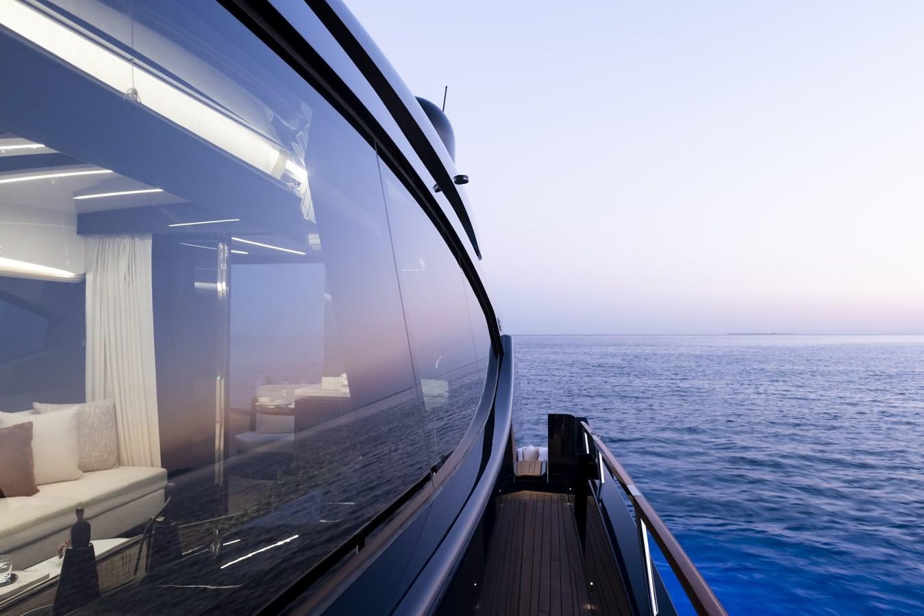 a boat on the water aboard DEMO Yacht for Sale