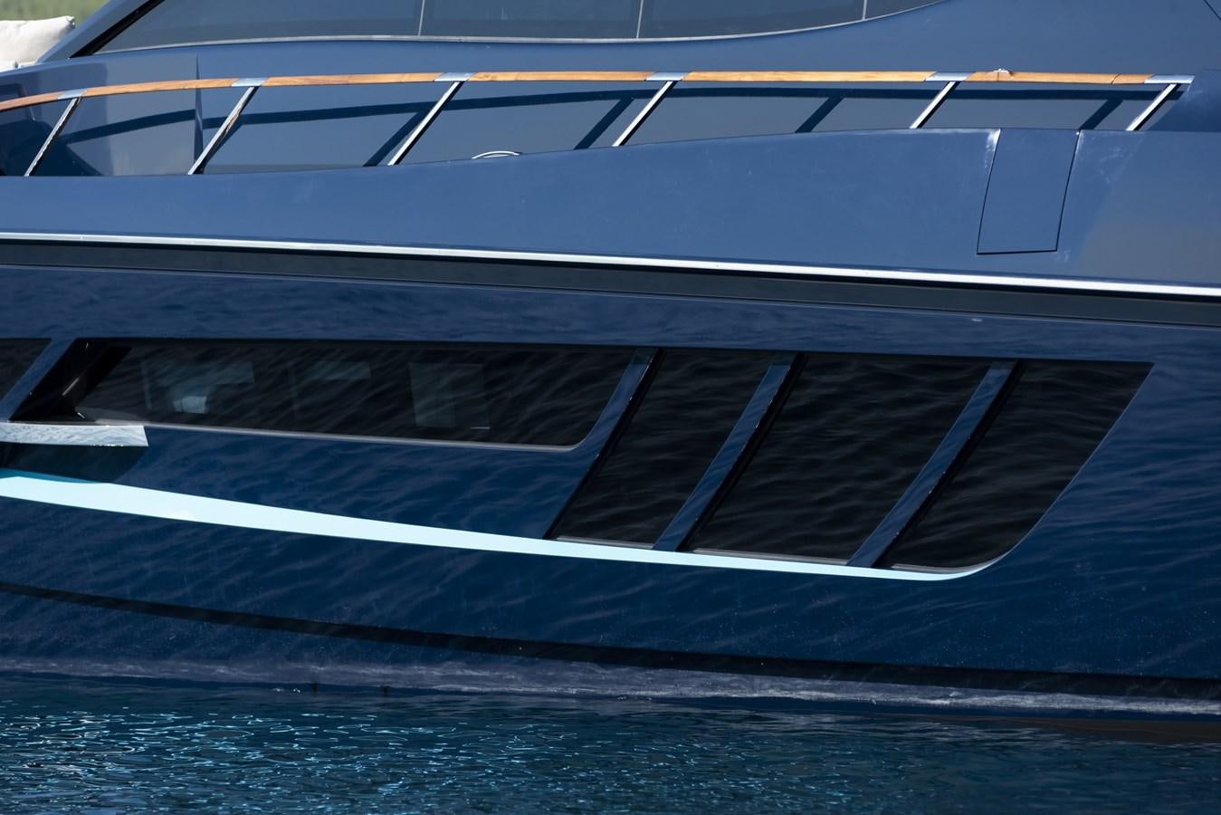 a close-up of a boat aboard DEMO Yacht for Sale