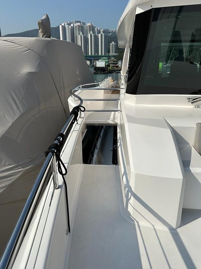 a car with a seat belt aboard BLACK SOIL Yacht for Sale