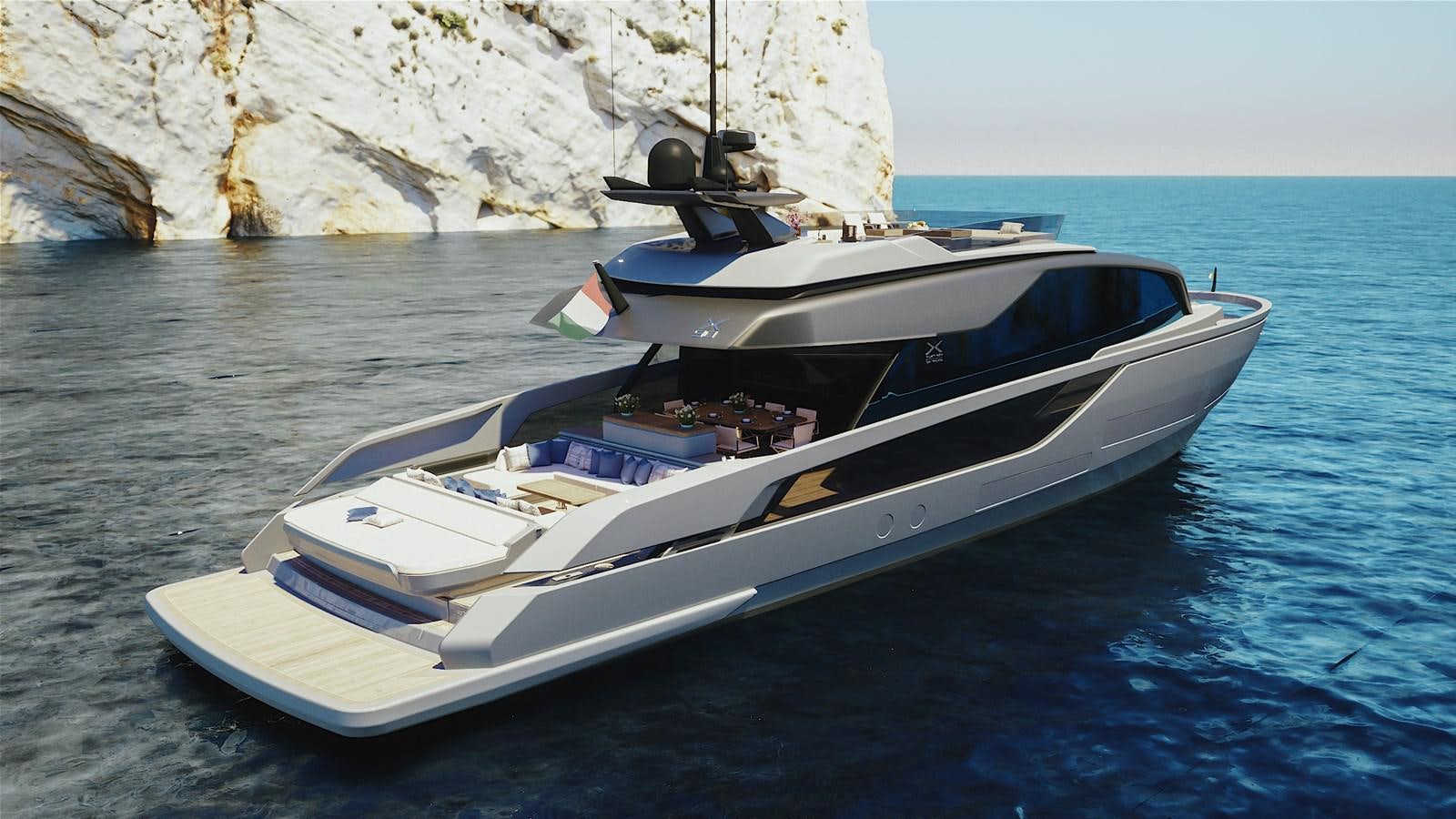 a boat on the water aboard X90 FAST Yacht for Sale