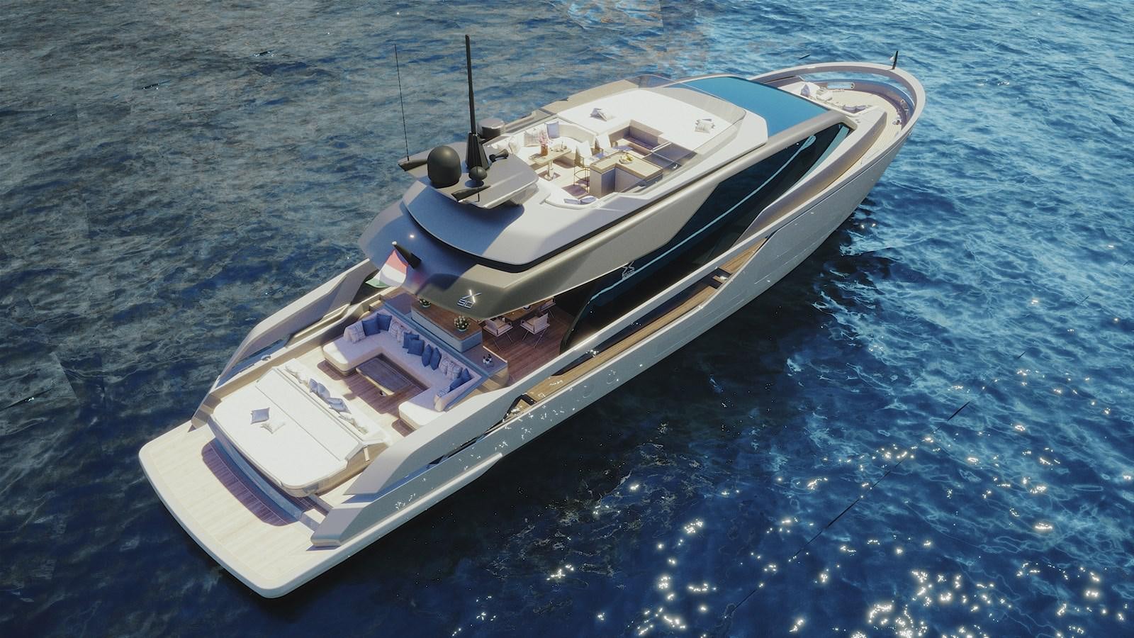 a boat on the water aboard X90 FAST Yacht for Sale