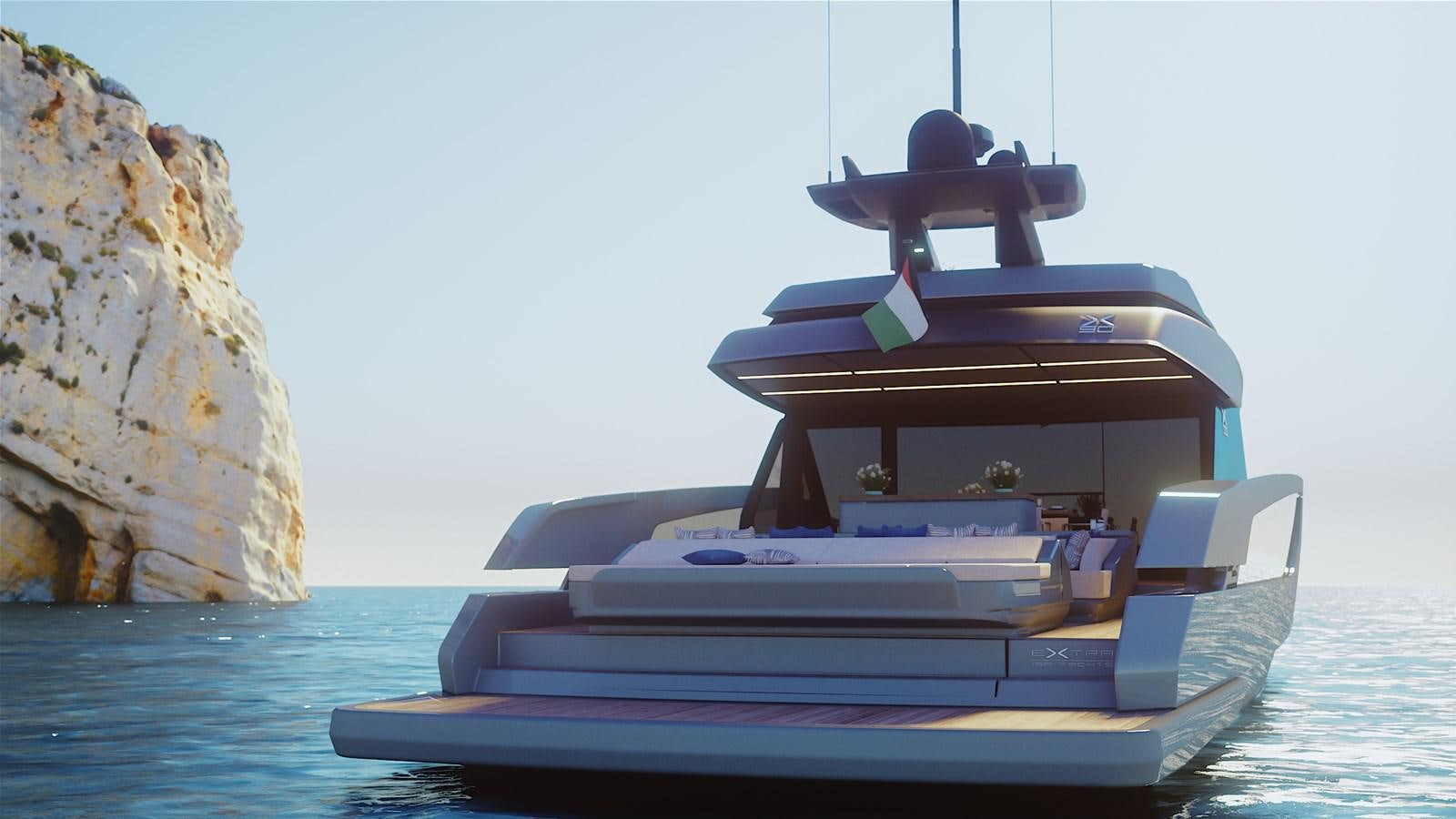 a boat on the water aboard X90 FAST Yacht for Sale