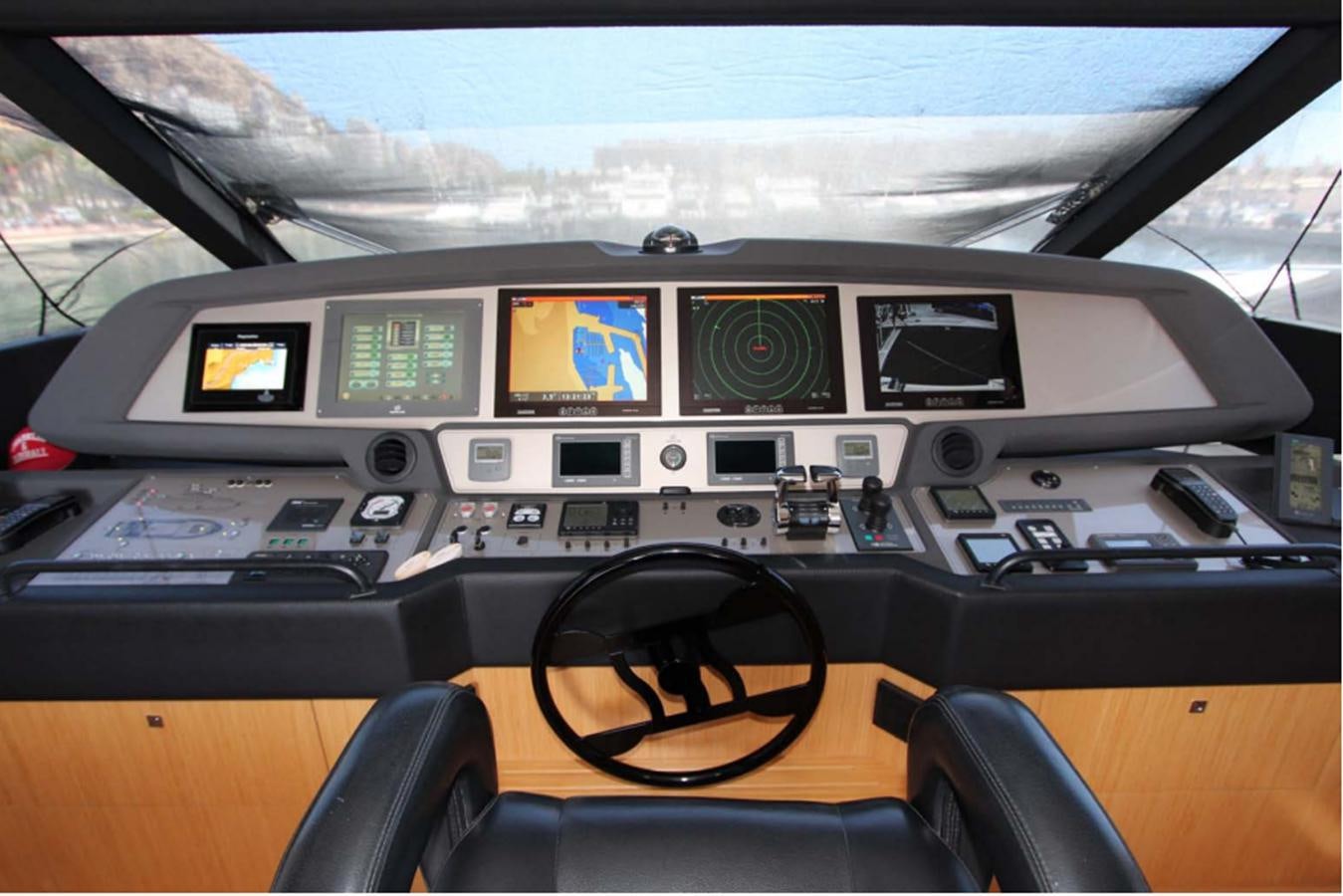 the inside of a car aboard ALL WE NEED FOR TODAY Yacht for Sale