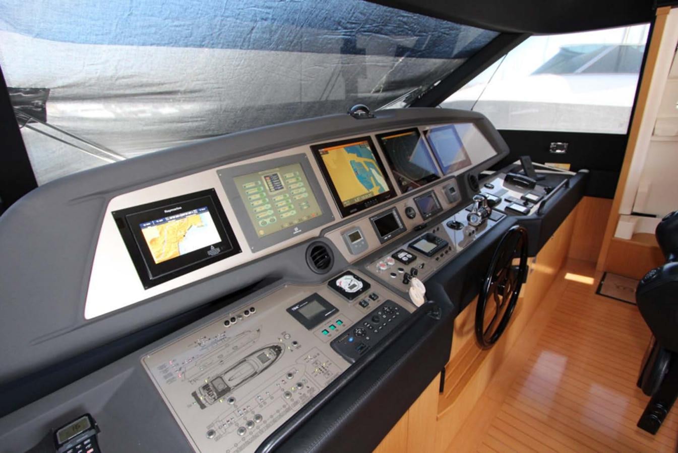 a cockpit of an airplane aboard ALL WE NEED FOR TODAY Yacht for Sale