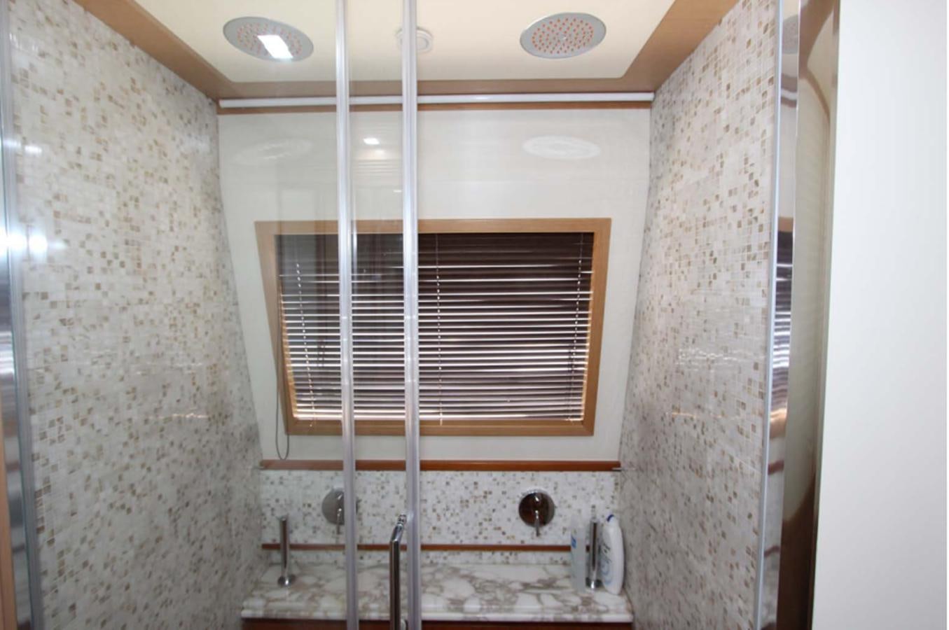 a large metal rack with a vent aboard ALL WE NEED FOR TODAY Yacht for Sale