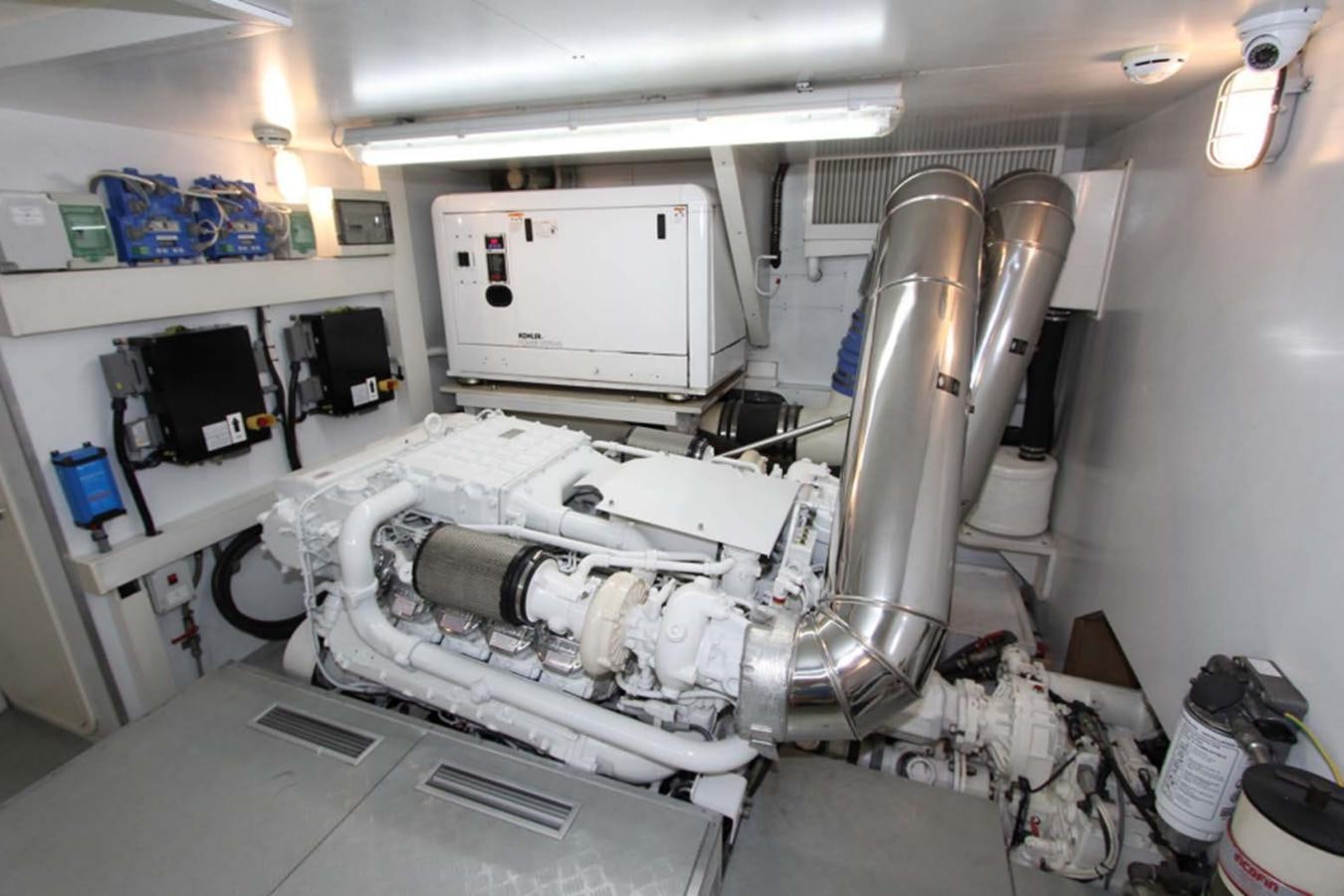 a machine in a room aboard ALL WE NEED FOR TODAY Yacht for Sale