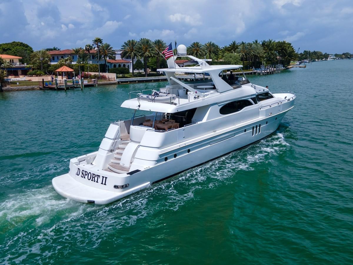 a boat on the water aboard OLD SPORT II Yacht for Sale