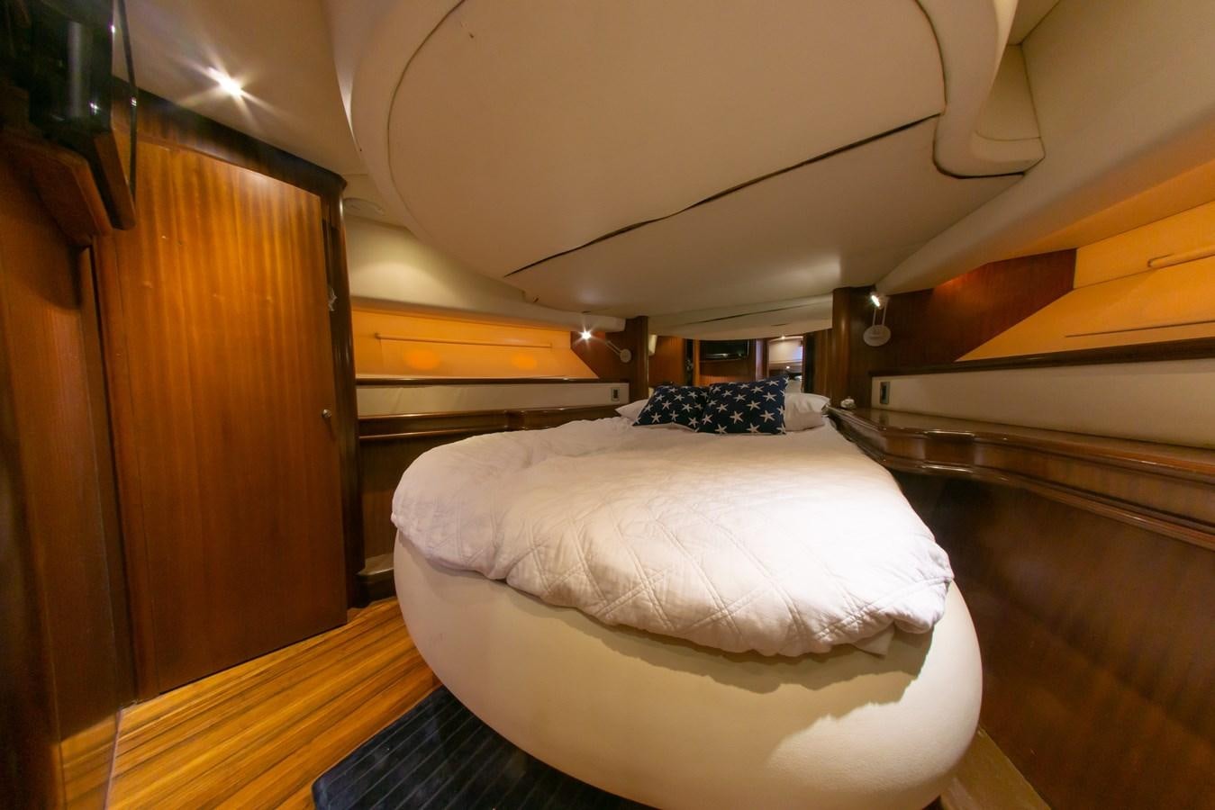 a bed in a train aboard OLD SPORT II Yacht for Sale