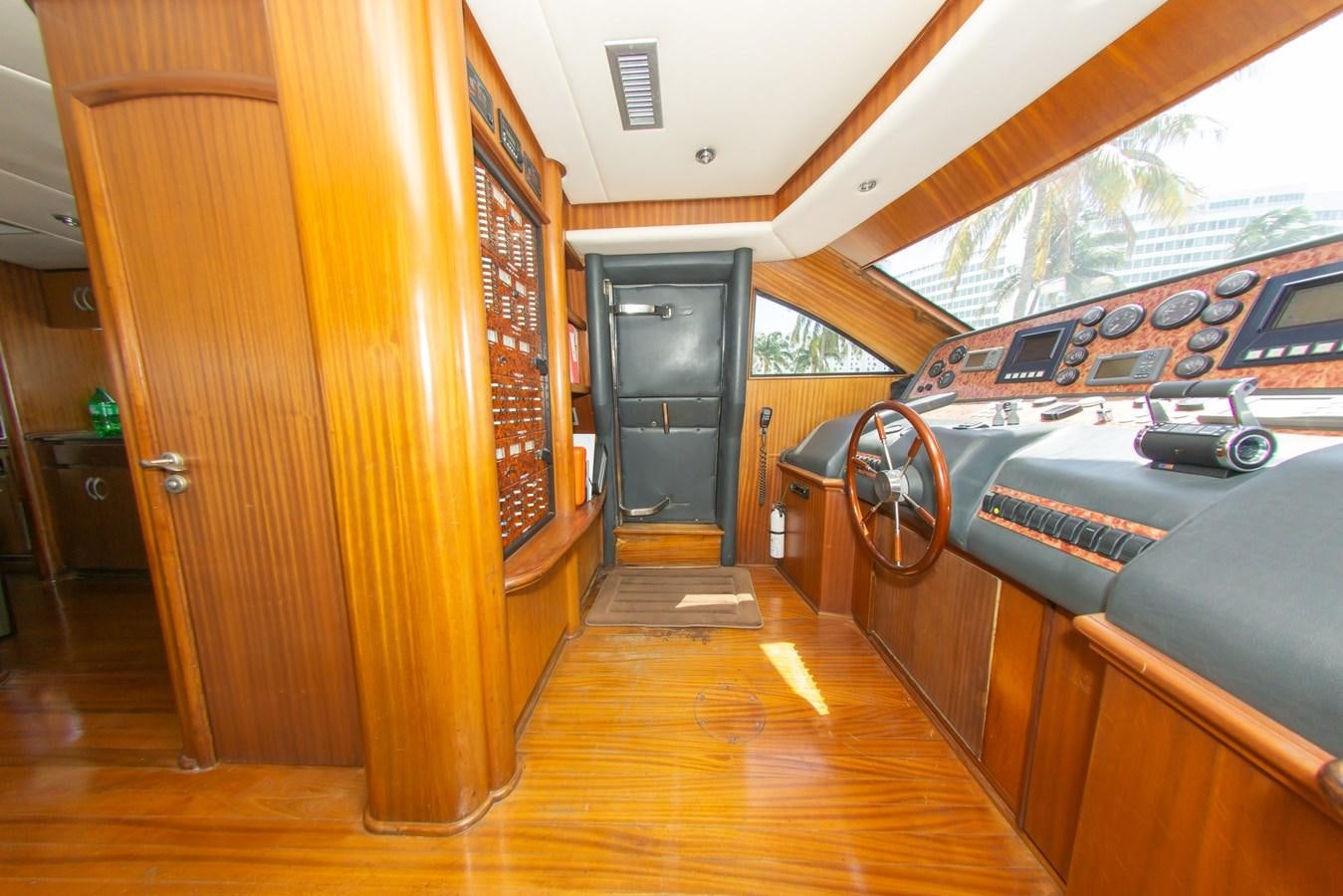 inside of a car aboard OLD SPORT II Yacht for Sale