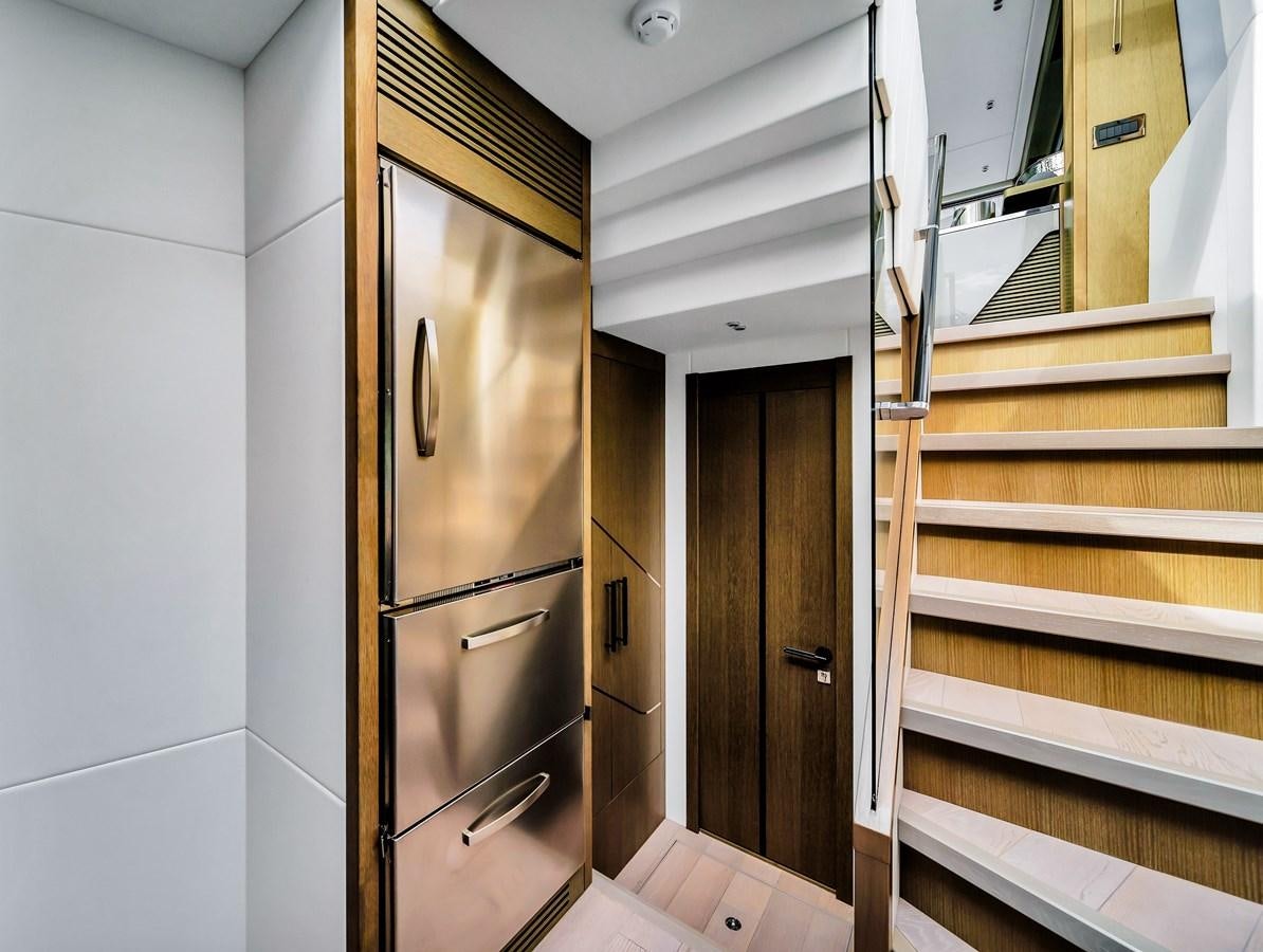 a door leading to a room aboard BELLOW DECK Yacht for Sale