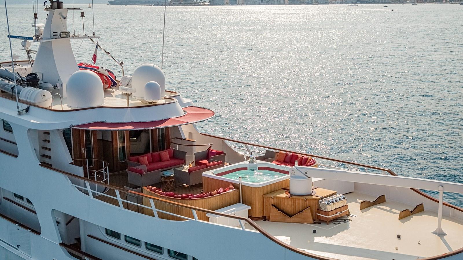 a boat on the water aboard SEA LION Yacht for Sale