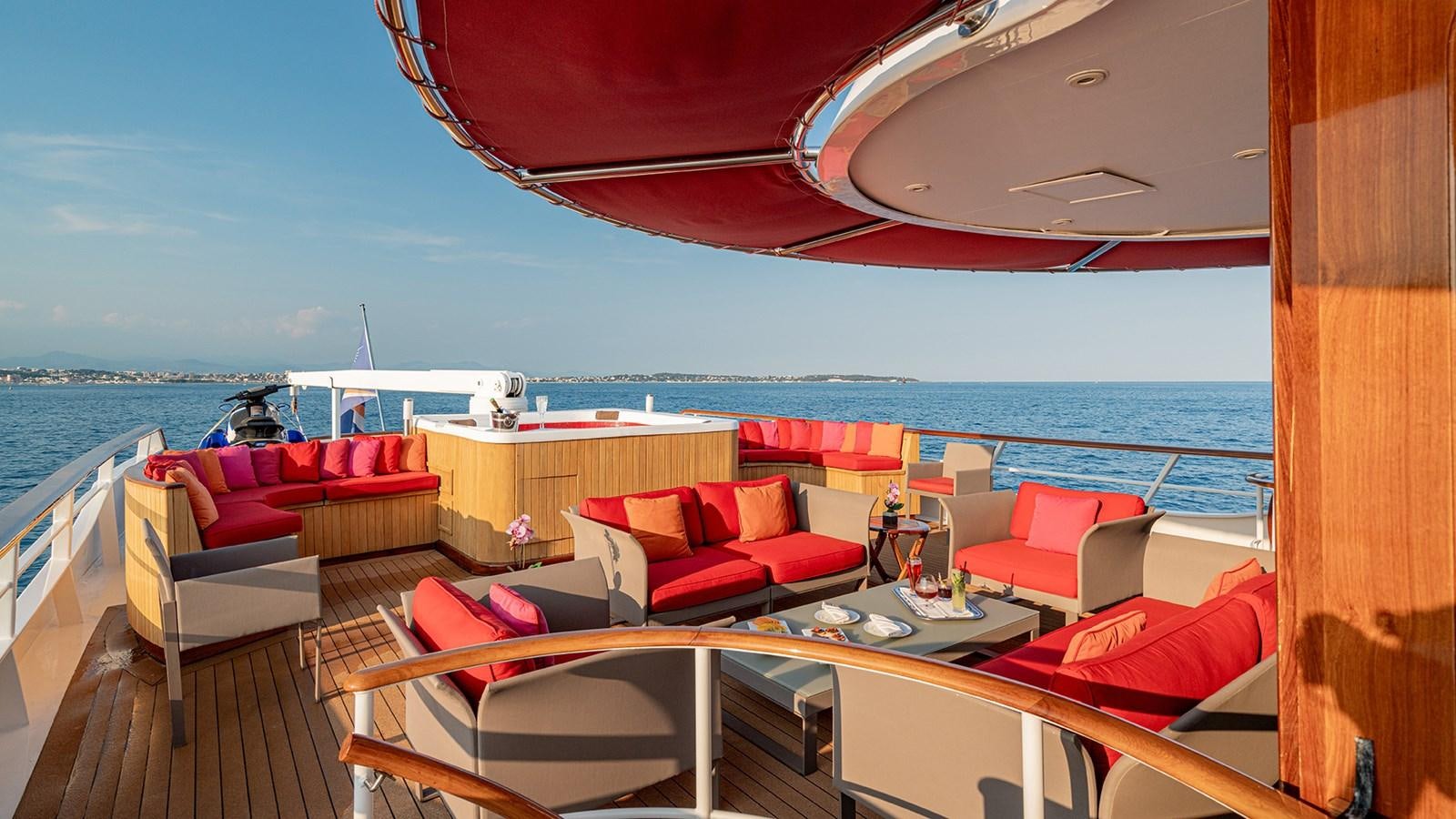 a boat on the water aboard SEA LION Yacht for Sale