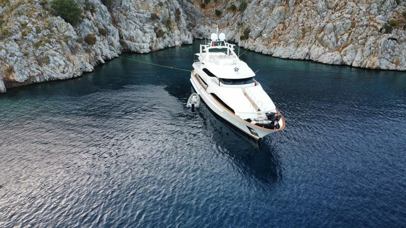 a boat sailing on the water aboard B-D Yacht for Sale