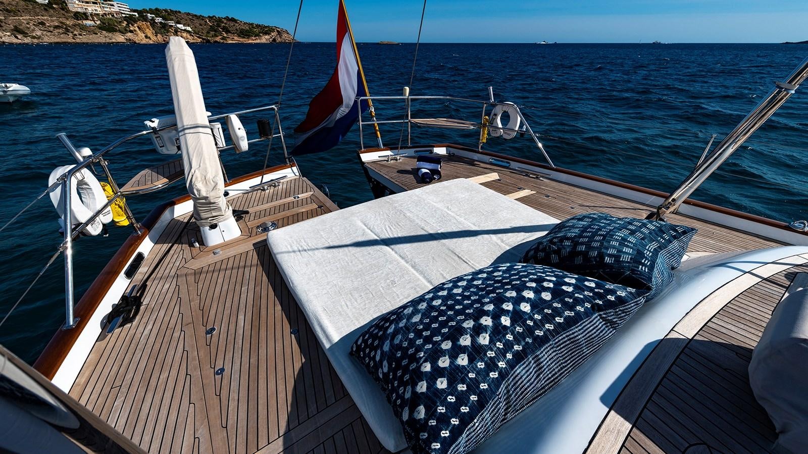 a boat on the water aboard GOOD TIMES Yacht for Sale