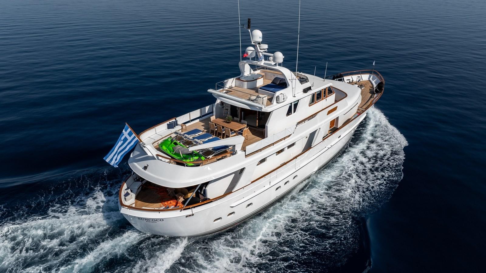 a boat on the water aboard SUNCOCO Yacht for Sale