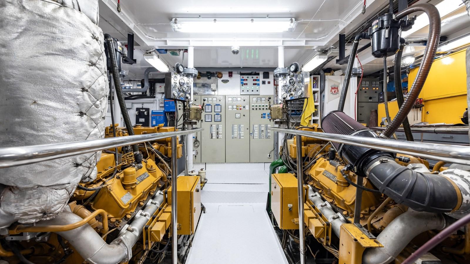 a room with machinery aboard SUNCOCO Yacht for Sale